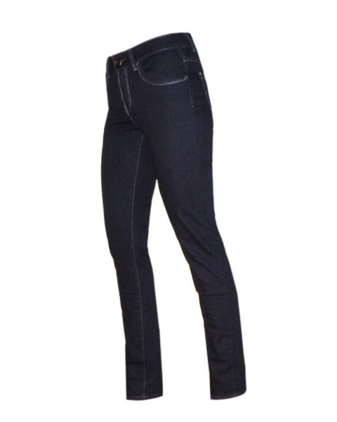 Miss Natalie Damen Jeans – Slim Straight Regular Fit in Dunkelblau